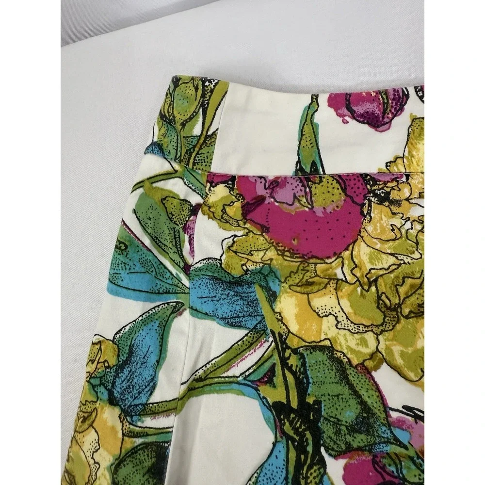 Lane Bryant‎ Floral A-Line Pleated Skirt Womens Plus Size 20 Artsy